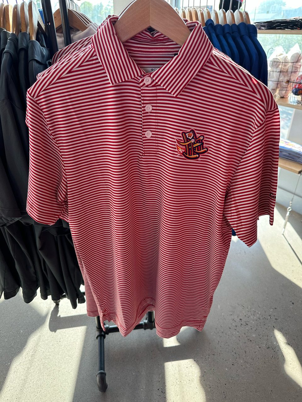 Men's St. Louis Cardinals Columbia Navy Golf Club Invite Omni