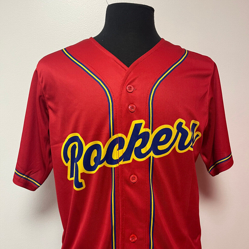 customized-adult-red-jersey-high-point-rockers-baseball