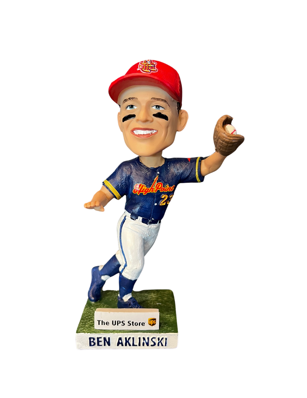 【BOBBLE HEAD】ニューイングランド・ペイトリオッツボブルヘッド1975 Vintage 1975 Baltimore Colts Football Bobblehead Nodder Gold Base