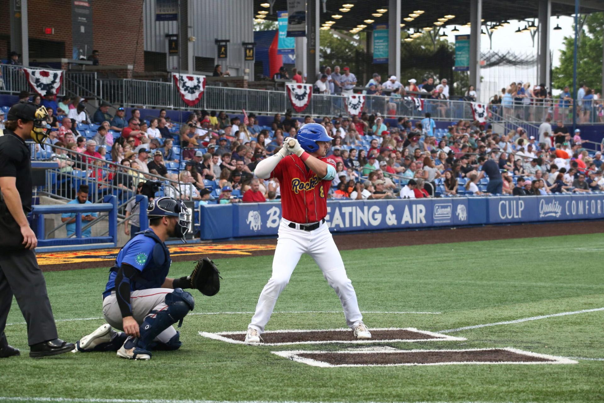 Napleton ties club record with 32nd homer